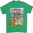 The Ocean Bar Scuba Diving Diver Alcohol Mens T-Shirt Cotton Gildan Irish Green