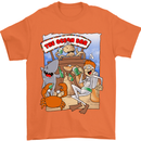 The Ocean Bar Scuba Diving Diver Alcohol Mens T-Shirt Cotton Gildan Orange