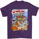 The Ocean Bar Scuba Diving Diver Alcohol Mens T-Shirt Cotton Gildan Purple