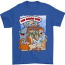 The Ocean Bar Scuba Diving Diver Alcohol Mens T-Shirt Cotton Gildan Royal Blue