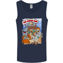 The Ocean Bar Scuba Diving Diver Alcohol Mens Vest Tank Top Navy Blue