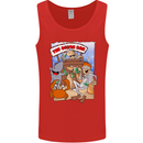 The Ocean Bar Scuba Diving Diver Alcohol Mens Vest Tank Top Red