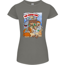 The Ocean Bar Scuba Diving Diver Alcohol Womens Petite Cut T-Shirt Charcoal