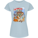 The Ocean Bar Scuba Diving Diver Alcohol Womens Petite Cut T-Shirt Light Blue