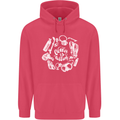 The Ocean Is Calling Scuba Diving Diver Childrens Kids Hoodie Heliconia