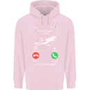 The Ocean Is Calling Scuba Diving Diver Childrens Kids Hoodie Light Pink