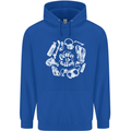 The Ocean Is Calling Scuba Diving Diver Childrens Kids Hoodie Royal Blue