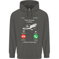 The Ocean Is Calling Scuba Diving Diver Childrens Kids Hoodie Storm Grey