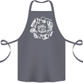 The Ocean Is Calling Scuba Diving Diver Cotton Apron 100% Organic Steel