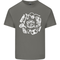 The Ocean Is Calling Scuba Diving Diver Kids T-Shirt Childrens Charcoal