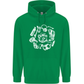 The Ocean Is Calling Scuba Diving Diver Mens 80% Cotton Hoodie Irish Green