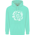 The Ocean Is Calling Scuba Diving Diver Mens 80% Cotton Hoodie Peppermint