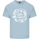 The Ocean Is Calling Scuba Diving Diver Mens Cotton T-Shirt Tee Top Light Blue