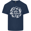 The Ocean Is Calling Scuba Diving Diver Mens Cotton T-Shirt Tee Top Navy Blue