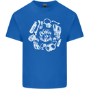 The Ocean Is Calling Scuba Diving Diver Mens Cotton T-Shirt Tee Top Royal Blue