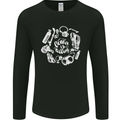 The Ocean Is Calling Scuba Diving Diver Mens Long Sleeve T-Shirt Black