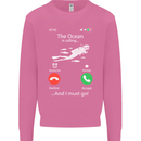 The Ocean Is Calling Scuba Diving Diver Mens Sweatshirt Jumper Azalea