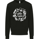 The Ocean Is Calling Scuba Diving Diver Mens Sweatshirt Jumper Black