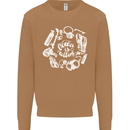The Ocean Is Calling Scuba Diving Diver Mens Sweatshirt Jumper Caramel Latte