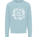 The Ocean Is Calling Scuba Diving Diver Mens Sweatshirt Jumper Light Blue