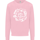 The Ocean Is Calling Scuba Diving Diver Mens Sweatshirt Jumper Light Pink