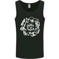 The Ocean Is Calling Scuba Diving Diver Mens Vest Tank Top Black