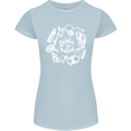 The Ocean Is Calling Scuba Diving Diver Womens Petite Cut T-Shirt Light Blue