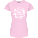 The Ocean Is Calling Scuba Diving Diver Womens Petite Cut T-Shirt Light Pink