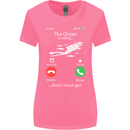 The Ocean Is Calling Scuba Diving Diver Womens Wider Cut T-Shirt Azalea