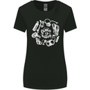 The Ocean Is Calling Scuba Diving Diver Womens Wider Cut T-Shirt Black