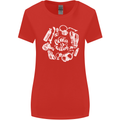 The Ocean Is Calling Scuba Diving Diver Womens Wider Cut T-Shirt Red