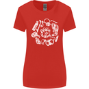 The Ocean Is Calling Scuba Diving Diver Womens Wider Cut T-Shirt Red