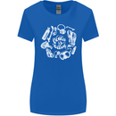 The Ocean Is Calling Scuba Diving Diver Womens Wider Cut T-Shirt Royal Blue
