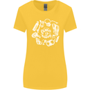 The Ocean Is Calling Scuba Diving Diver Womens Wider Cut T-Shirt Yellow
