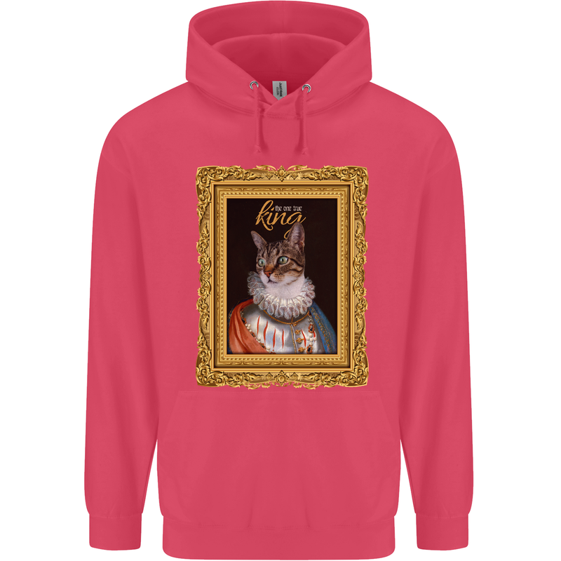 The One True Cat King Funny Childrens Kids Hoodie Heliconia
