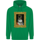 The One True Cat King Funny Childrens Kids Hoodie Irish Green