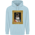 The One True Cat King Funny Childrens Kids Hoodie Light Blue