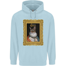 The One True Cat King Funny Childrens Kids Hoodie Light Blue