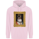 The One True Cat King Funny Childrens Kids Hoodie Light Pink
