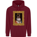 The One True Cat King Funny Childrens Kids Hoodie Maroon