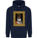 The One True Cat King Funny Childrens Kids Hoodie Navy Blue