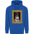 The One True Cat King Funny Childrens Kids Hoodie Royal Blue