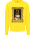 The One True Cat King Funny Kids Sweatshirt Jumper Yellow