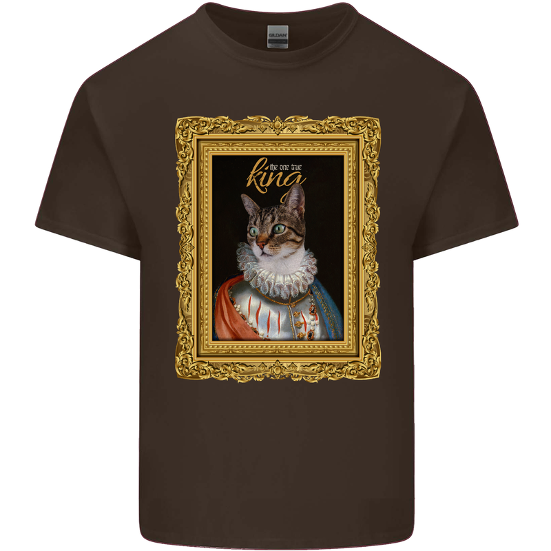 The One True Cat King Funny Kids T-Shirt Childrens Chocolate