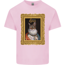 The One True Cat King Funny Kids T-Shirt Childrens Light Pink