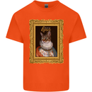 The One True Cat King Funny Kids T-Shirt Childrens Orange