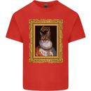 The One True Cat King Funny Kids T-Shirt Childrens Red