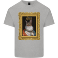 The One True Cat King Funny Kids T-Shirt Childrens Sports Grey