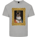 The One True Cat King Funny Kids T-Shirt Childrens Sports Grey