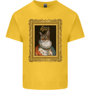 The One True Cat King Funny Kids T-Shirt Childrens Yellow